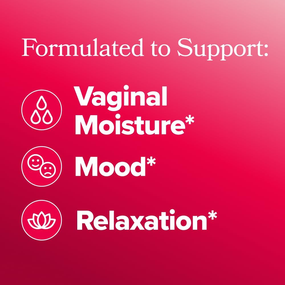 O Positiv URO Vaginal Moisture & Mood – Relaxation Support with Ashwagandha, Ginkgo & GABA, 30 Servings