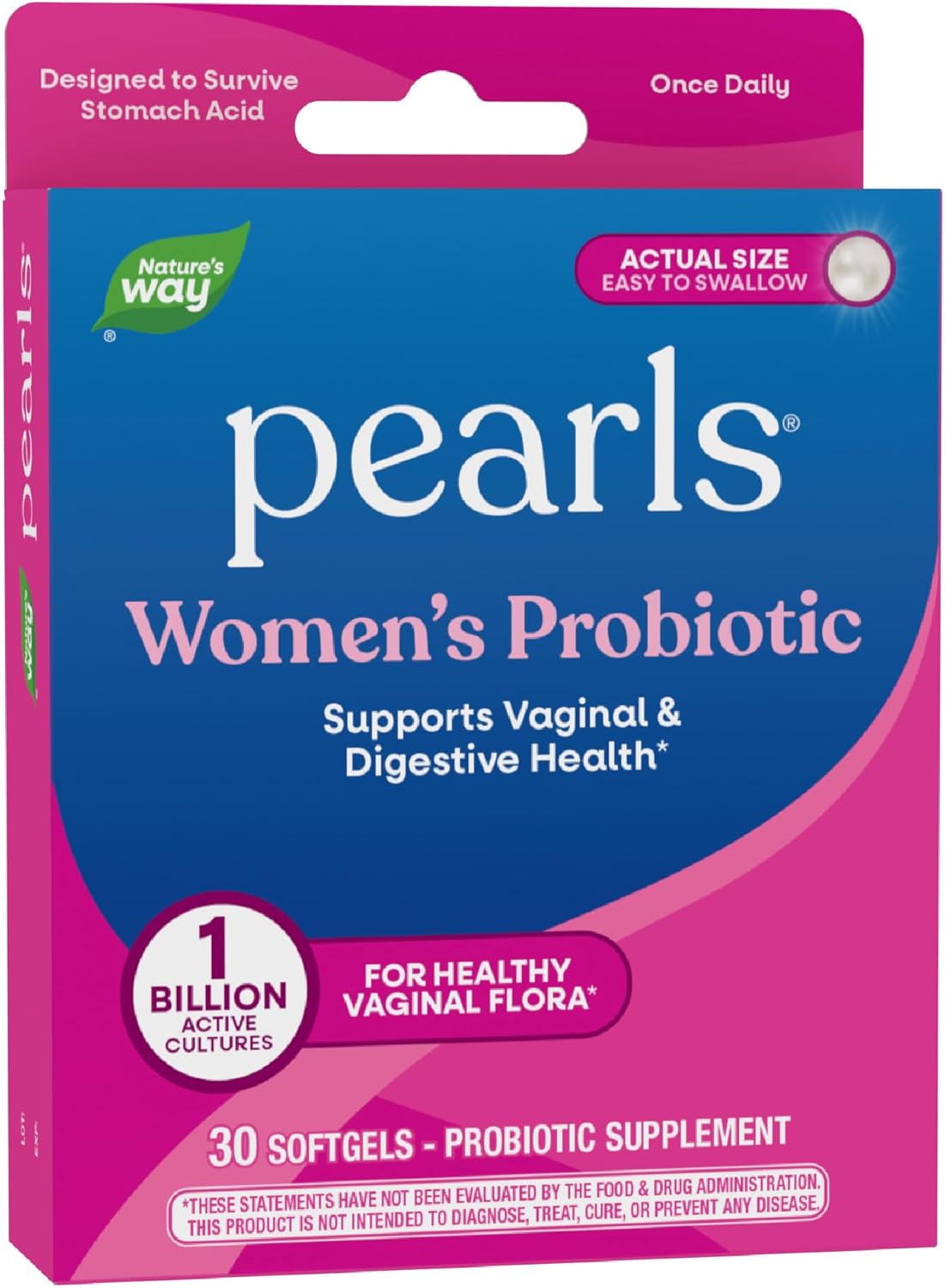 Nature’s Way Women’s Probiotic Pearls – 30 Softgels