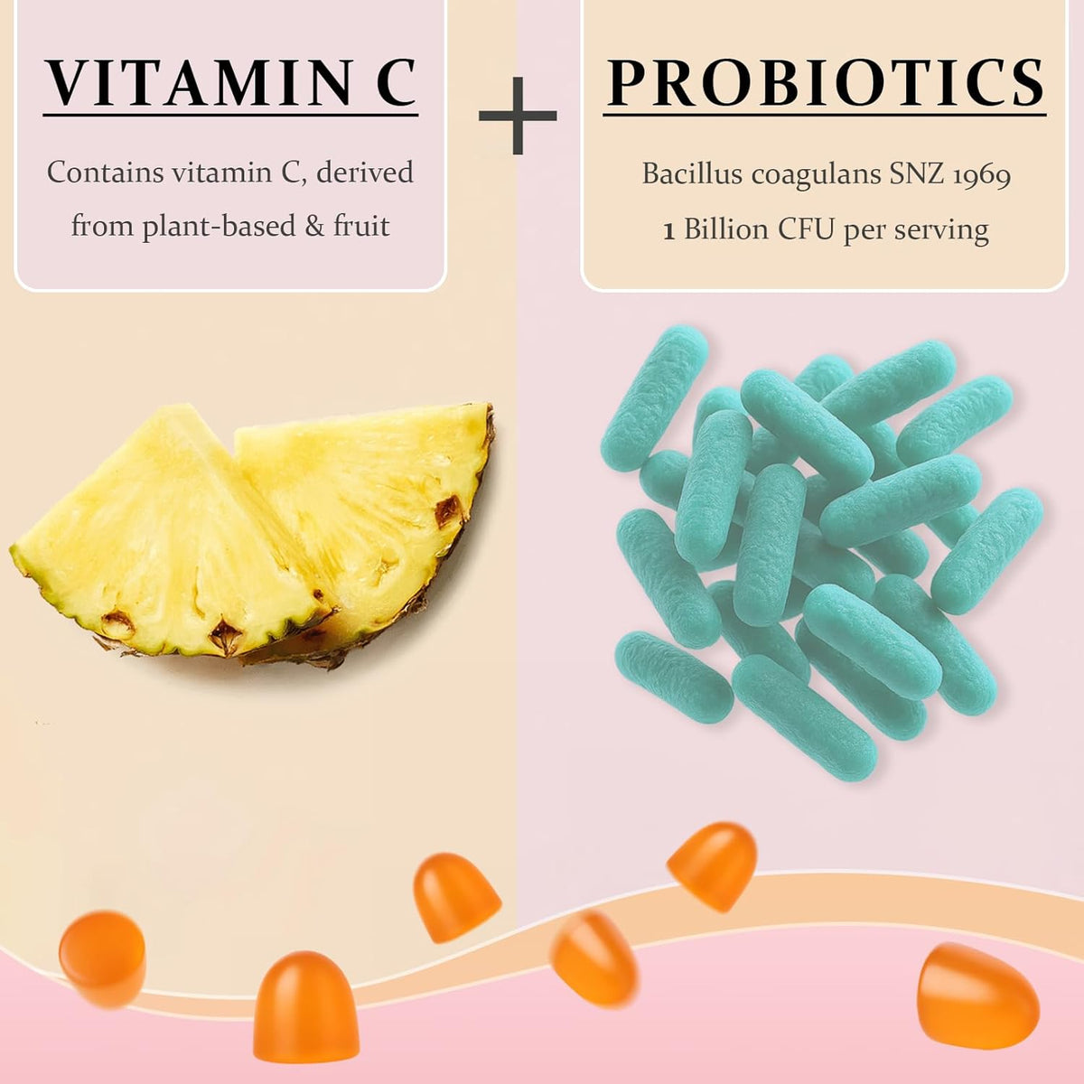 MATOP Feminine Balance Gummies – Pineapple Flavor, pH Support & Vaginal Probiotic, 60 Count