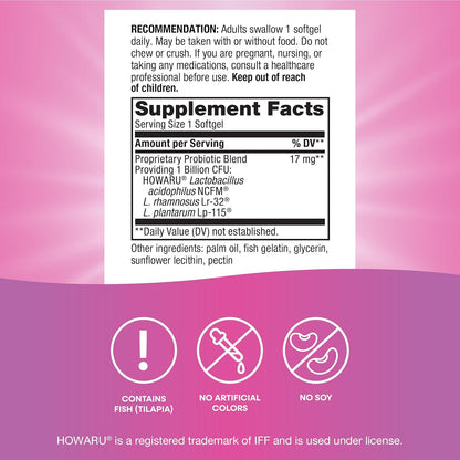 Nature’s Way Women’s Probiotic Pearls – 30 Softgels